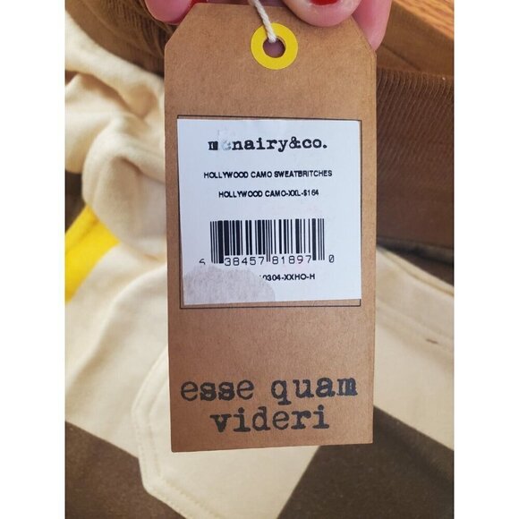 Mcnairy & Co Sweatpants Mens SZ XXL Hollywood Camo Squares Cuffed Streetwear NWT - Picture 9 of 9